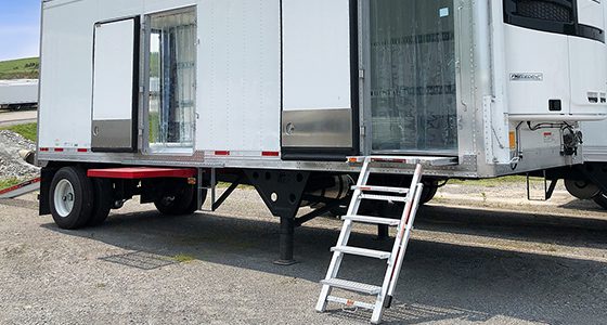 Custom positioned side doors